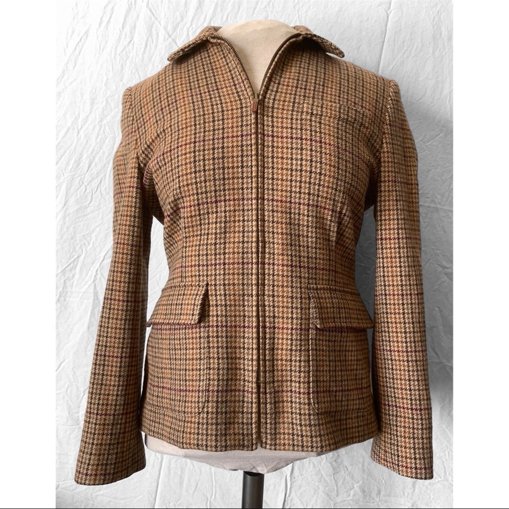 Lauren Ralph Lauren Zip Front Blazer Jacket - Picture 1 of 7